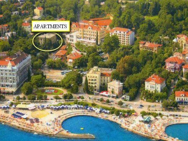 Appartement Studio Apartman Kamelija à Opatija Extérieur photo